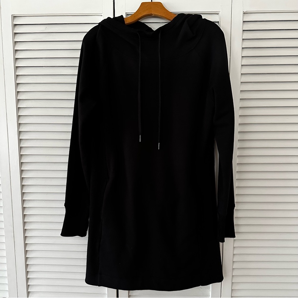 Black Earth Yoga Hoodie Dress